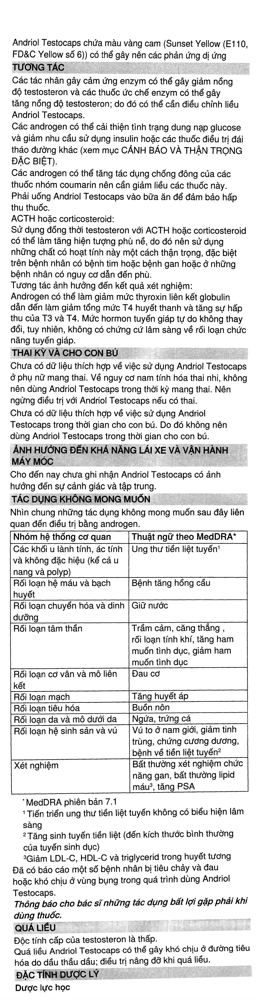 Andriol Testocaps 40mg bổ sung testosterone (3 vỉ x 10 viên) - 5